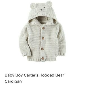 Carter's Shirts & Tops - Carter's Hooded Bear Cardigan Carter's Shirts & Tops - Carter's Hooded Bear Cardigan